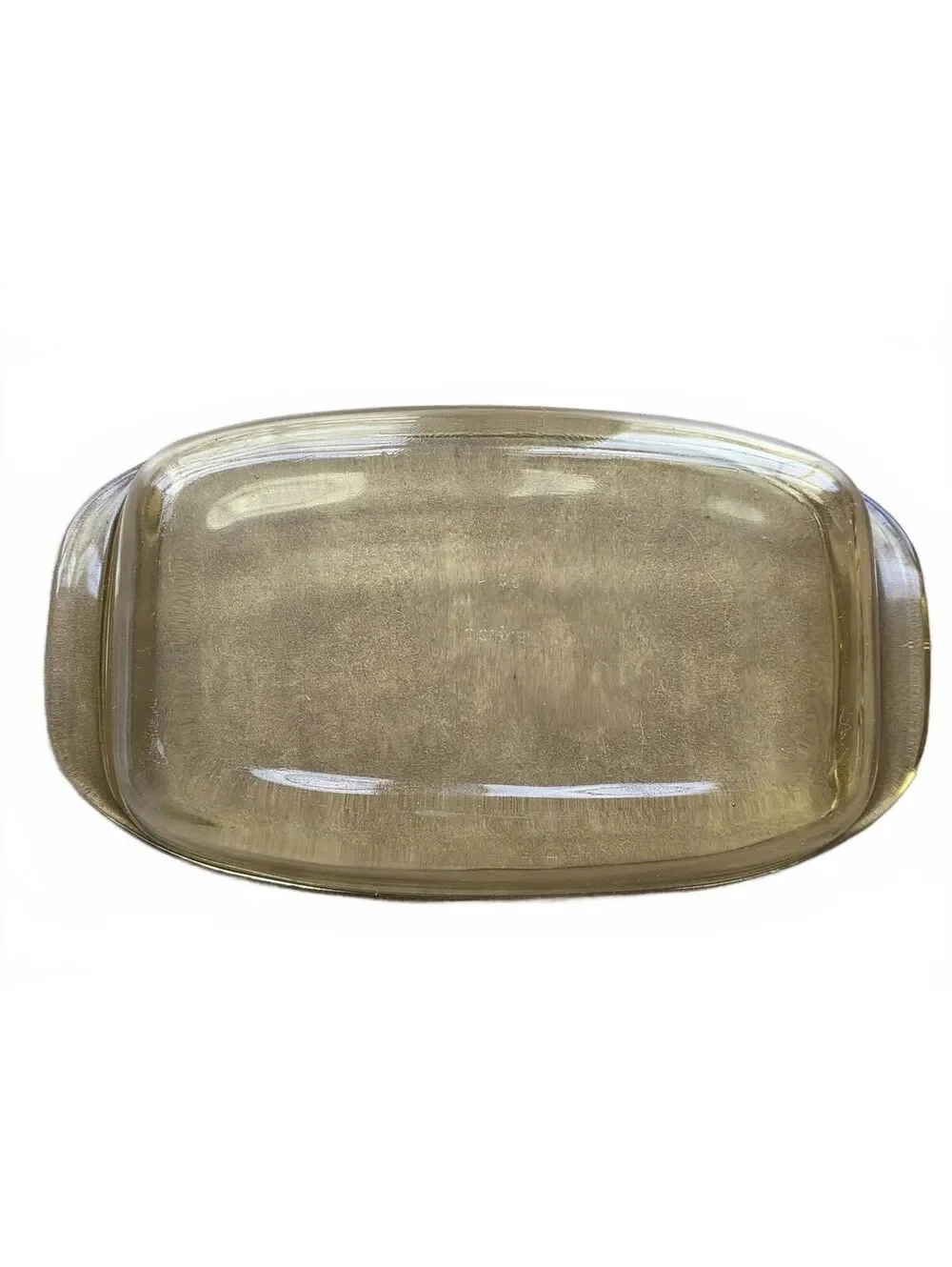 Vintage Dynaware Pyr-O-Rey Amber Glass Baking Dish Mexico 20